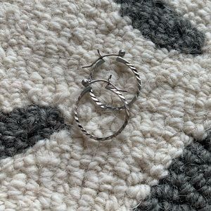 Beautiful 925 Hoop Earrings